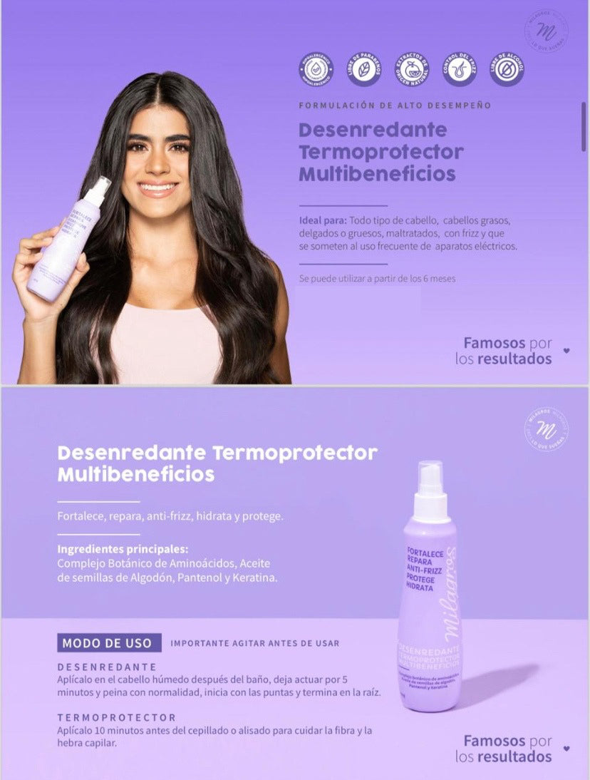 Termo protector desenredante